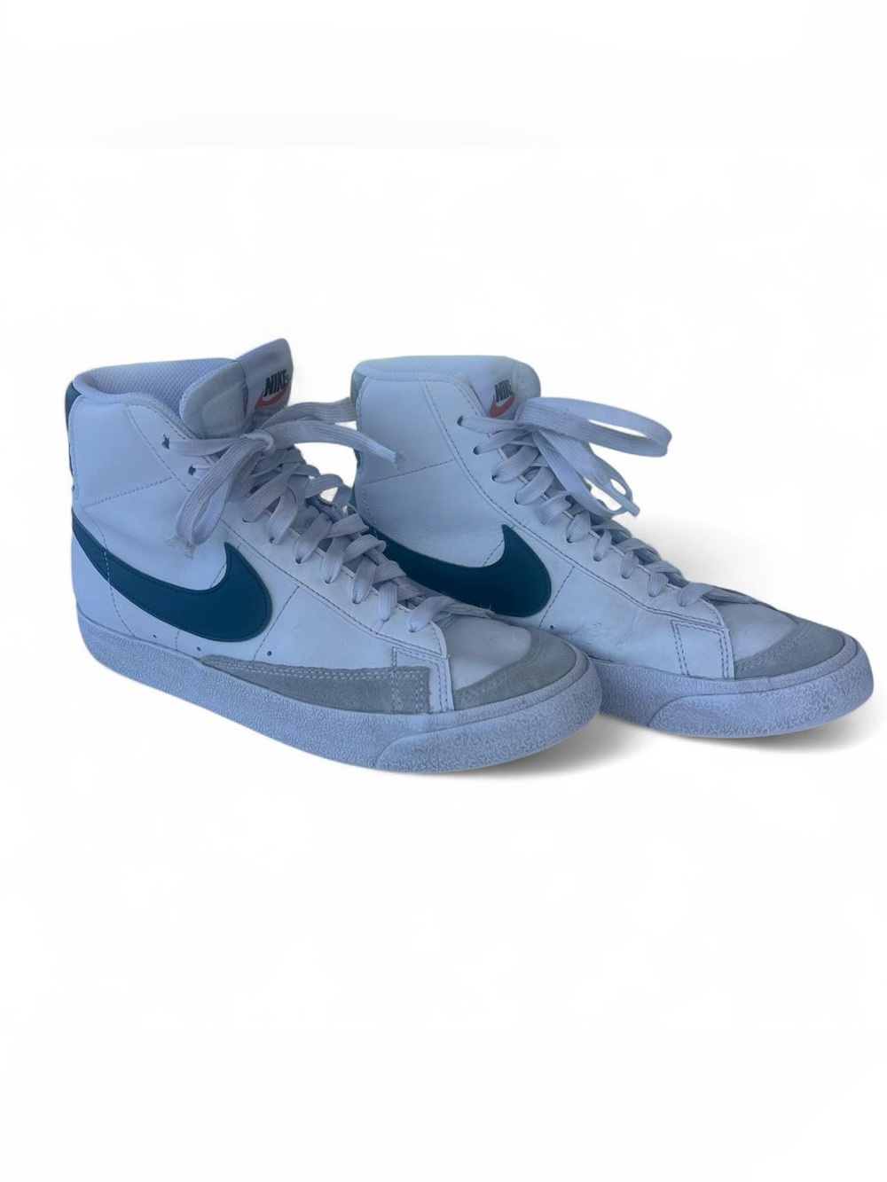 Nike Blazer Mid ’77 Vintage White Pine Green Sneakers Size 6Y Retro High Tops